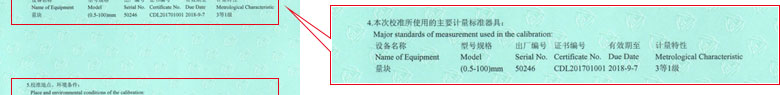 制造业91看片APP网站证书报告说明页